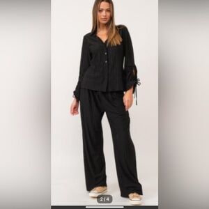 Elegant Black Women's lounge set